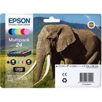 Epson Elephant Multipack 6-colours 24 Claria Photo HD Ink - thumbnail