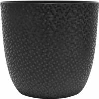 Bloempot EDA Opal Chape Zwart Ø 29,5 cm