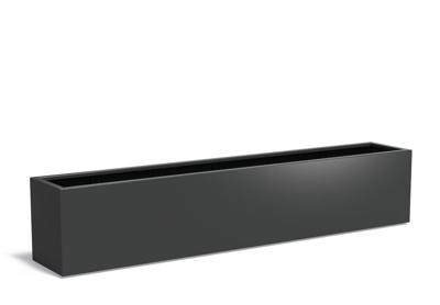 Aluminium plantenbak CARREZ 300x50x60cm.