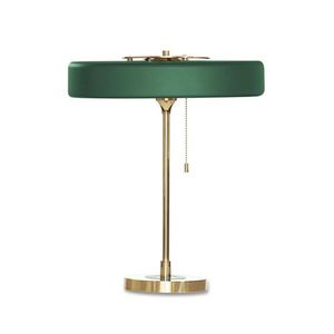 Bert Frank Revolve Tafellamp - Messing - Groen