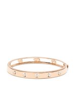 PONTE VECCHIO bracelet jonc Sirio en or rose 18ct serti de diamants - thumbnail