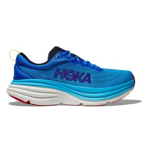 Hoka Bondi 8 hardloopschoenen blauw/wit heren 42 2-3