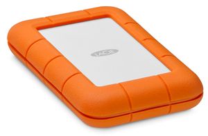 LaCie Rugged Thunderbolt USB-C externe harde schijf 5000 GB Oranje, Zilver