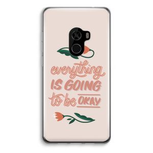 Optimistic flower girl: Xiaomi Mi Mix 2 Transparant Hoesje