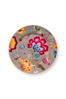 Pip Studio Onderbord Blooming Tales Fantasy Khaki 32cm