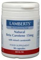 Vitamine A 15 mg natuurlijke (beta caroteen)