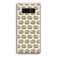 Slapende poes: Samsung Galaxy Note 8 Transparant Hoesje
