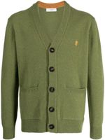 Pringle of Scotland cardigan en laine à col v - Vert