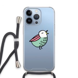 Birdy: iPhone 13 Pro Transparant Hoesje met koord