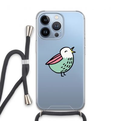 Birdy: iPhone 13 Pro Transparant Hoesje met koord