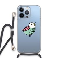 Birdy: iPhone 13 Pro Transparant Hoesje met koord