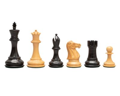 De Abingdon 9 cm Eboniseerde Schaakstukken