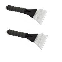 2x IJskrabbers soft grip grijs 25 cm