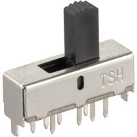 TRU COMPONENTS 6259488 Schuifschakelaar 250 V/AC 1.5 A 2x aan/aan/aan 1 stuk(s) - thumbnail