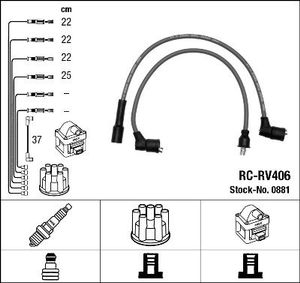 Bougiekabelset RCRV406