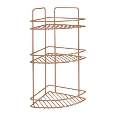 Metaltex doucherek 3 etages 26x13x53 cm koper