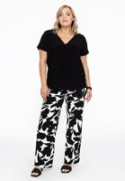 Yoek Wijde pantalon VITTORIA | Wit | Maat 46/48