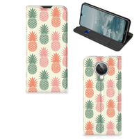 Nokia G10 | G20 Flip Style Cover Ananas