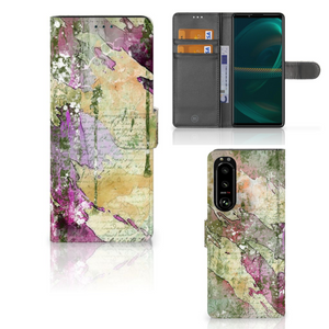 Hoesje Sony Xperia 5III Letter Painting