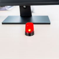 Bureau Alarm met Bewegingssensor - Zwaailamp