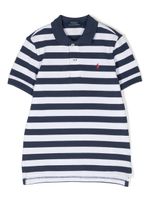 Ralph Lauren Kids polo à rayures - Bleu - thumbnail