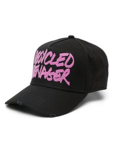 DSQUARED2 casquette à logo appliqué - Noir