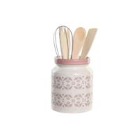 Pot voor Keukengerei DKD Home Decor Metaal Dolomite Hout MDF 12 x 12 x 22 cm Pot voor Keukengerei DKD Home Decor Metaal Dolomite Hout MDF 12 x 12 x 22 cm