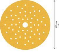 Bosch Accessoires Expert C470 schuurpapier voor excenterschuurmachines 150 mm, multigaten, K240 50-delig - 1 stuk(s) - 2608901143