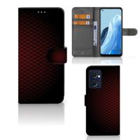 OPPO Find X5 Lite | Reno 7 5G | Telefoon Hoesje | Geruit Rood