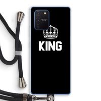 King zwart: Samsung Galaxy Note 10 Lite Transparant Hoesje met koord