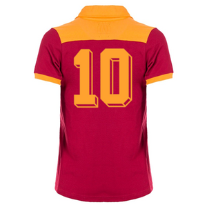 AS Roma Retro Voetbalshirt 1980 + Nummer 10