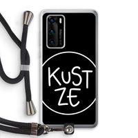 KUST ZE: Huawei P40 Transparant Hoesje met koord KUST ZE: Huawei P40 Transparant Hoesje met koord