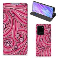Samsung Galaxy S20 Ultra | Bookcase | Swirl Pink