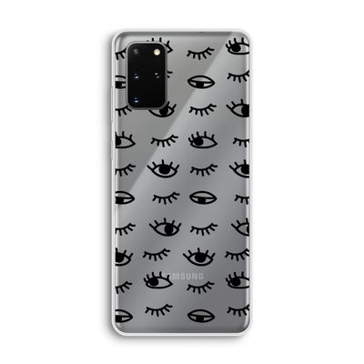 Eye pattern #2: Samsung Galaxy S20 Plus Transparant Hoesje