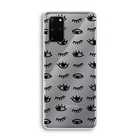 Eye pattern #2: Samsung Galaxy S20 Plus Transparant Hoesje