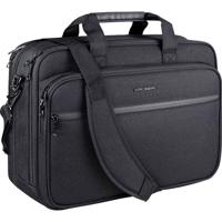 KROSER Laptop Briefcase 17.3 Messenger Bag Laptoptas Geschikt voor max. (laptop): 43,9 cm (17,3) Zwart
