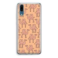 Kameel: Huawei P20 Transparant Hoesje