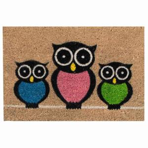 Siena HOME 147-1-402-417 Coco Owls Voetenmat (l x b) 60 cm x 40 cm Bruin