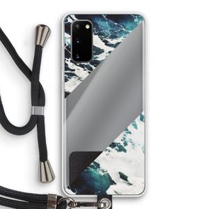 Golven: Samsung Galaxy S20 Transparant Hoesje met koord
