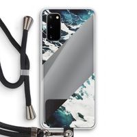 Golven: Samsung Galaxy S20 Transparant Hoesje met koord