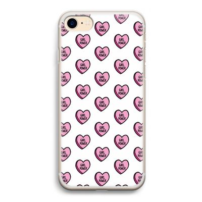 GIRL POWER: iPhone 7 Transparant Hoesje