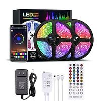 led strip verlichting bluetooth muziek sync 40/30/20/10m kleur veranderende led strip 40 toetsen afstandsbediening gevoelige ingebouwde microfoon app gecontroleerde led verlichting 5050 rgb app Lightinthebox - thumbnail