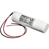 Emmerich 24D4000S Accu voor noodverlichting Kabel 2.4 V 4000 mAh - thumbnail