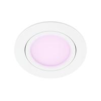 Mondo ondiepe inbouwspot - White & Color - rond WIT 8Watt IP65 - Zigbee 3