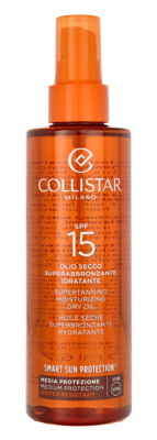 Collistar Supertanning Dry Oil SPF15 200ml Zonbescherming