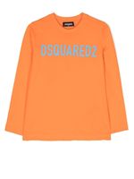 DSQUARED2 KIDS haut à logo imprimé - Orange - thumbnail