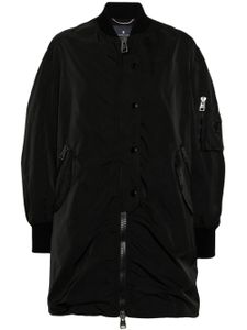 Ermanno Scervino manteau à fermeture zippée - Noir