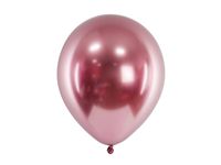Glossy Ballonnen Rosé Goud (50st) - thumbnail