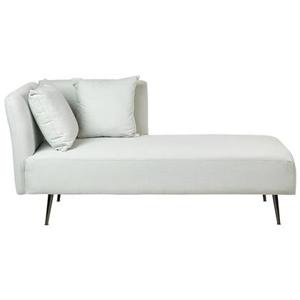 Beliani - RIOM - Chaise longue - Mintgroen - Linkszijdig - Stof