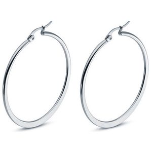 Hoop Oorringen Cilla Jewels Edelstaal Zilverkleurig